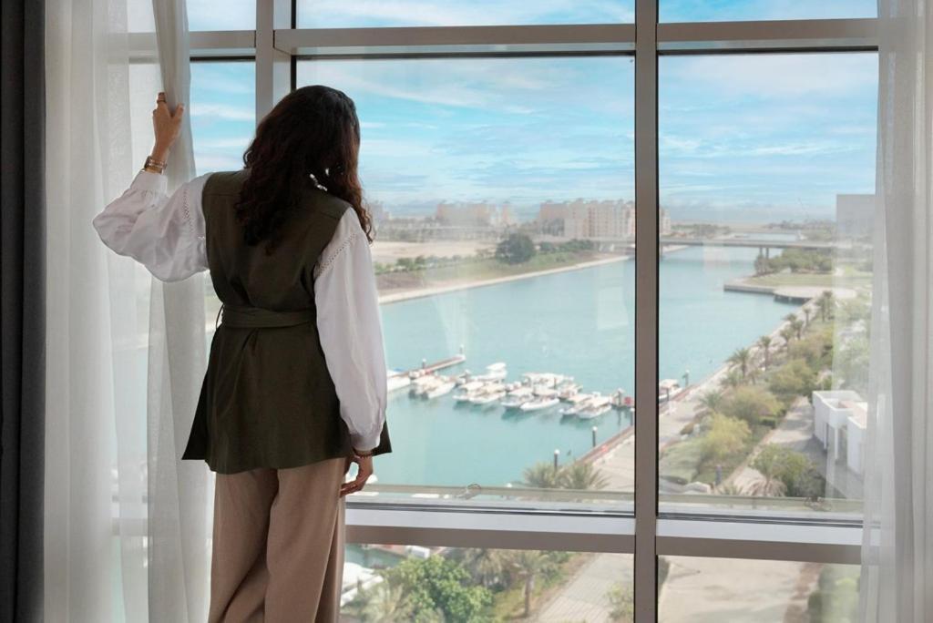 Bay La Sun Hotel And Marina - Emaar King Abdullah Economic City Buitenkant foto View of the Marina from a suite